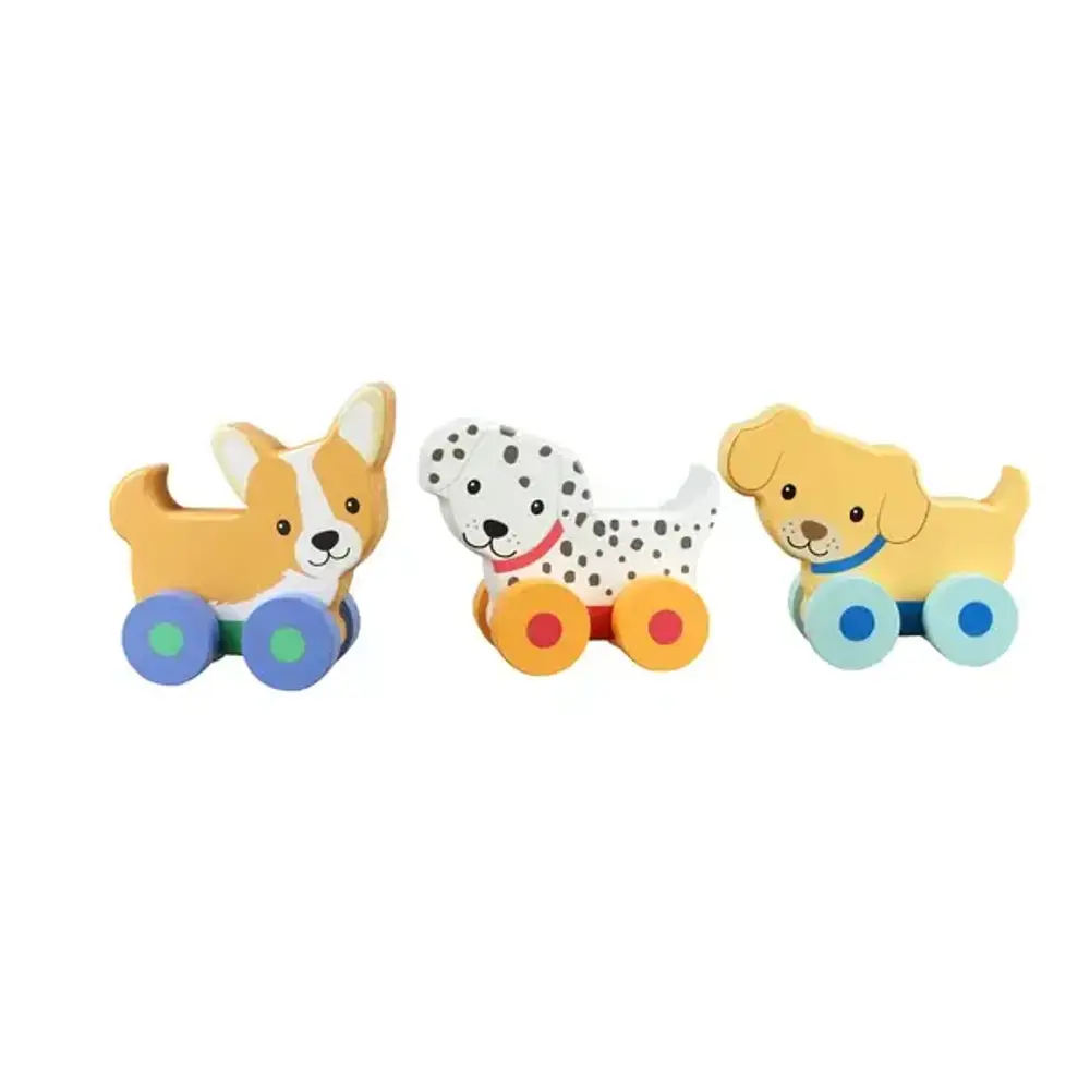 Orange Tree Toys Puppy Push Toys Set Of 3 Pets